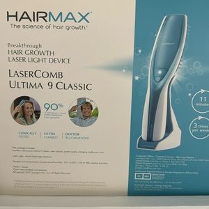 HAIRMAX Prima 9 Brush and Cord  Laser Hair Growth Treatment